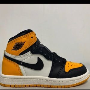 Nike Air Jordan 1 Retro High OG Yellow Toe Taxi AQ2664-711 Size 12c